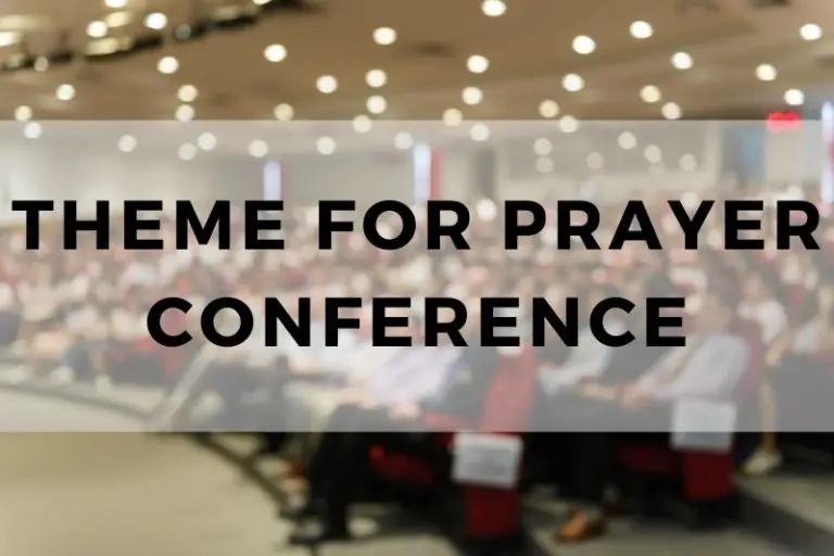 Theme for Prayer Conference