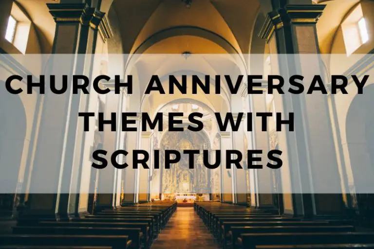 Church Anniversary Themes with Scriptures