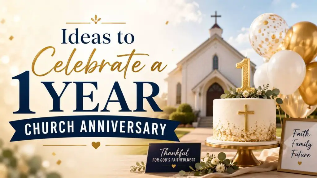 1 Year Church Anniversary Ideas