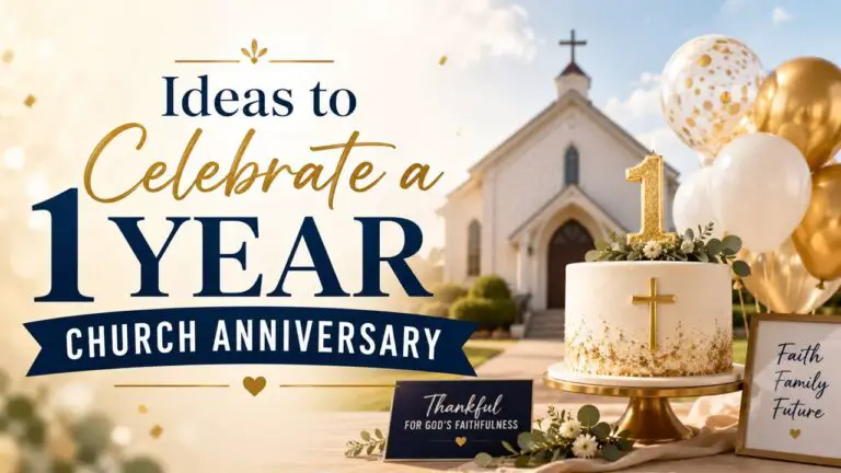 Ideas to Celebrate a 1 Year Church Anniversary