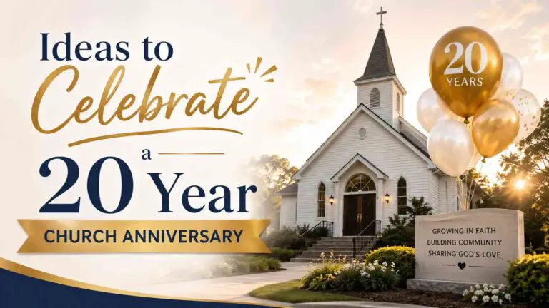 20 Ideas to Celebrate a 20-Year Church Anniversary