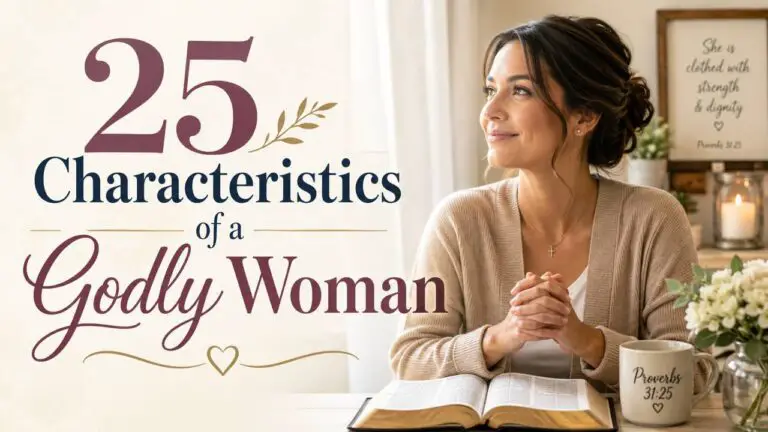 25 Characteristics of a Godly Woman