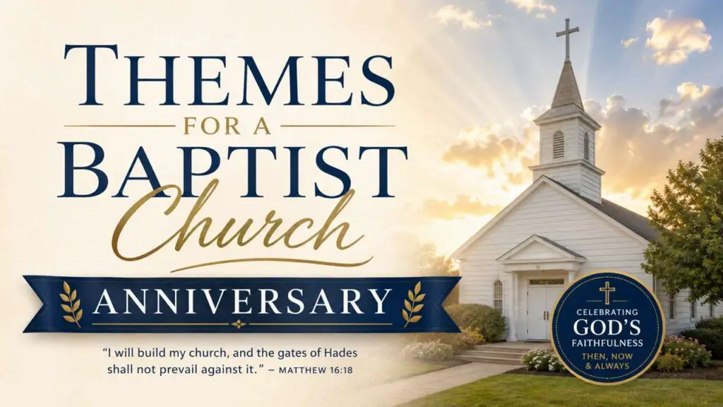 Baptist Church Anniversary Themes