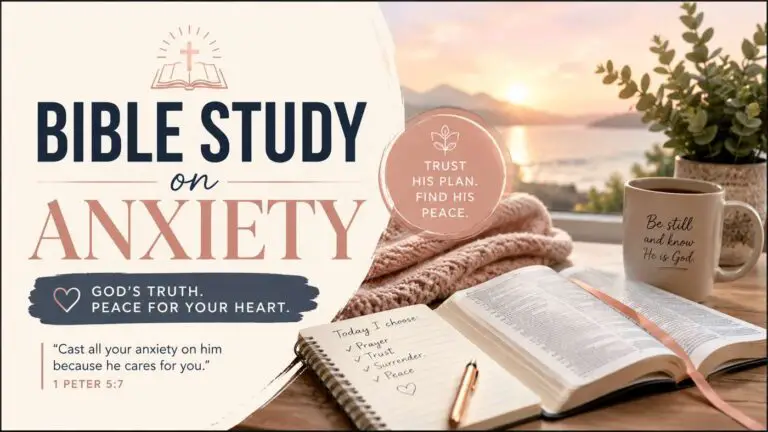 Bible Study on Anxiety: Scripture’s Answer to Life’s Stress