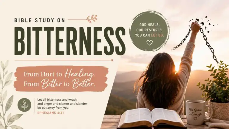 Bible Study on Bitterness: Healing a Bitter Heart