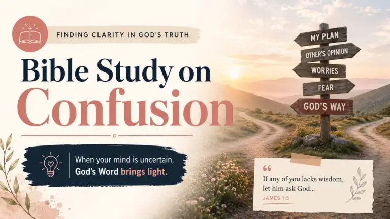 Bible Study on Confusion: Finding Clarity in God’s Word