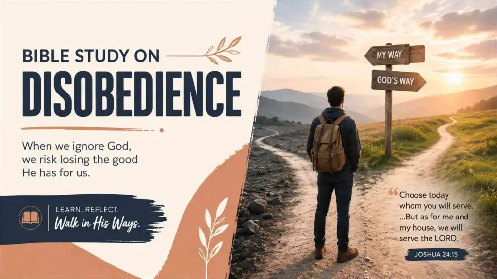 Bible Study on Disobedience