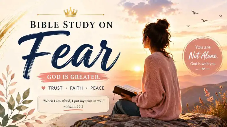 Bible Study on Fear: Overcoming Fear with Faith