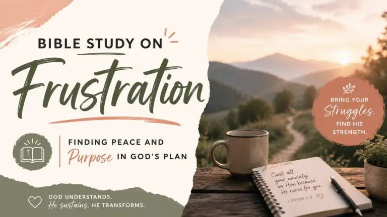 Bible Study on Frustration: Peace When Life Frustrates You