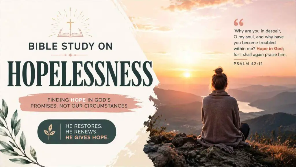 Bible Study on Hopelessness