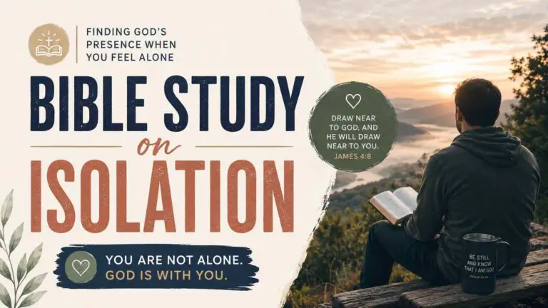 Bible Study on Isolation: You Are Not Alone