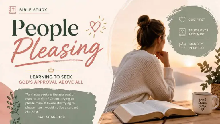 Bible Study on People Pleasing: Living for God, Not Approval