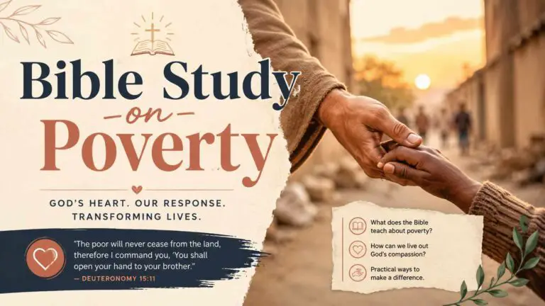 Bible Study on Poverty: God Is Our Provider