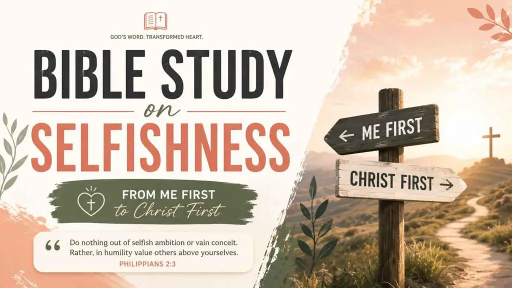 Bible Study on Selfishness