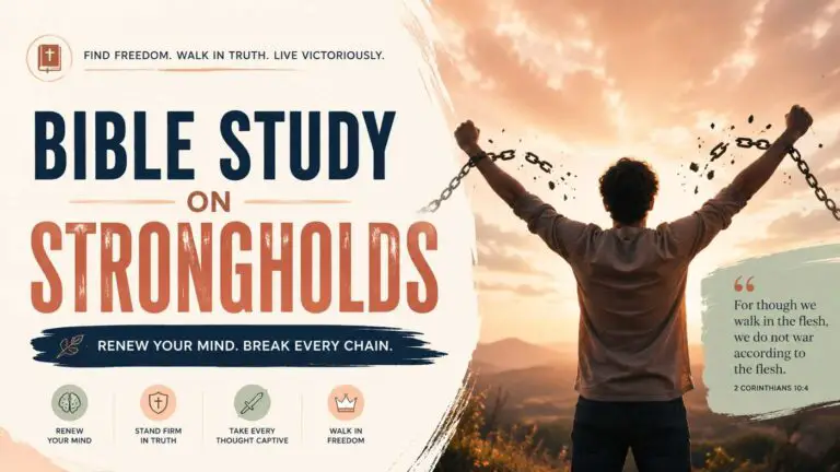 Bible Study on Strongholds: Breaking Free by God’s Power