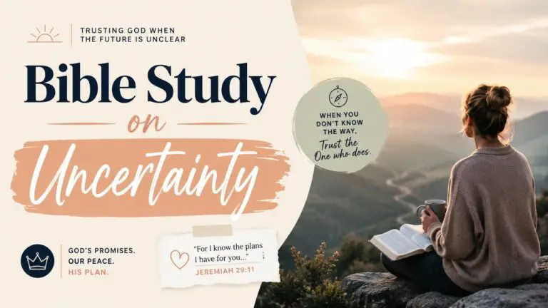 Bible Study on Uncertainty: God Holds Your Future