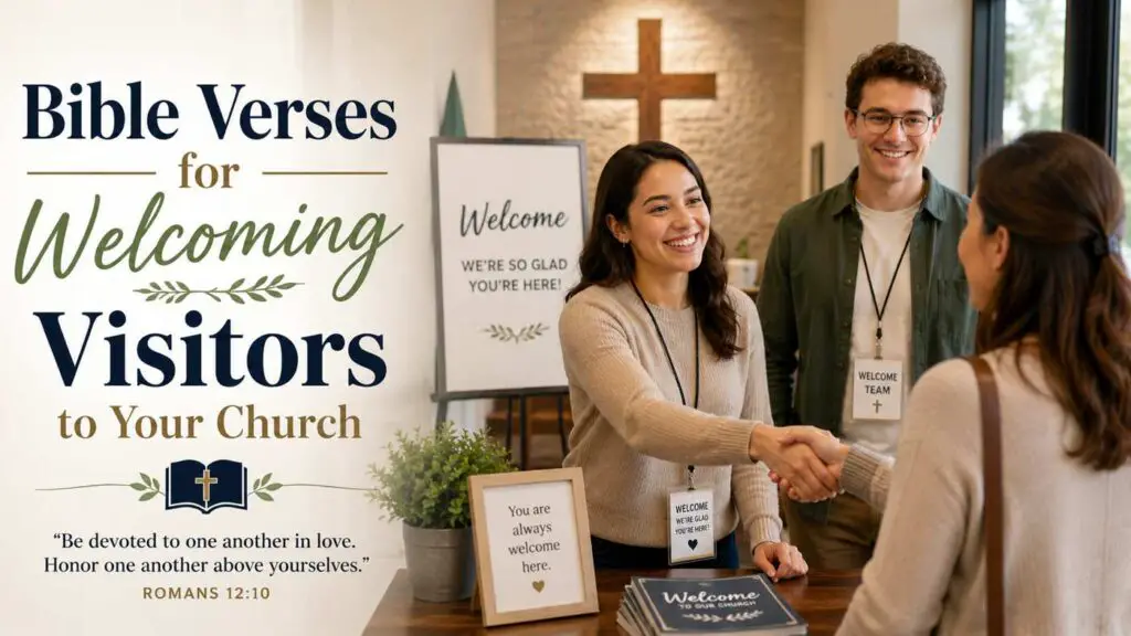 Bible Verses for Welcoming Visitors