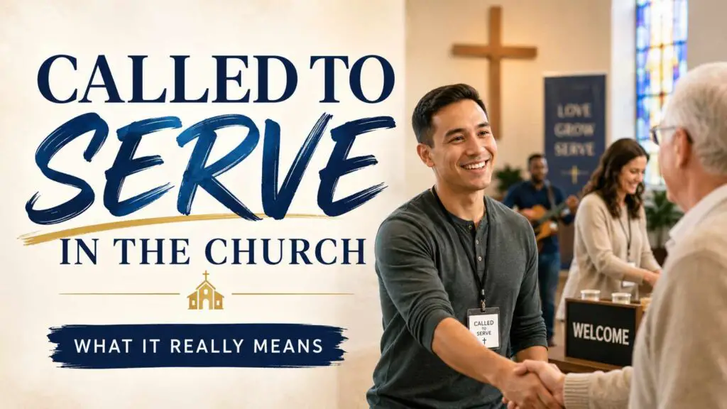 Called to Serve in the Church What It Really Means