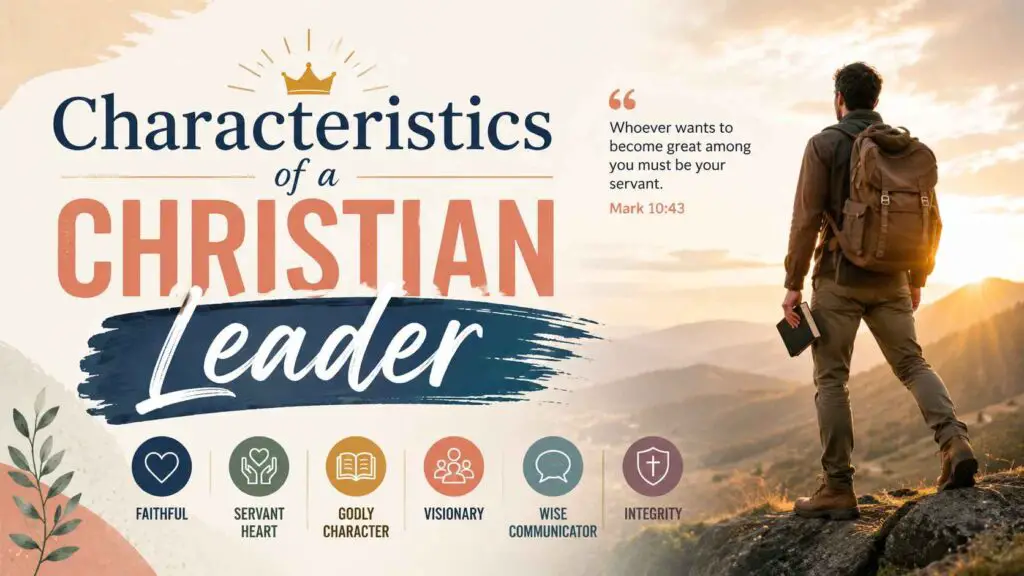 Characteristics of a Christian Leader