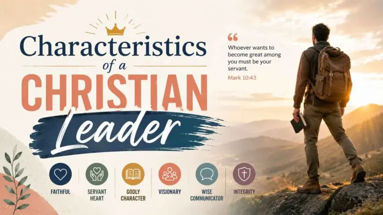 Characteristics of a Christian Leader