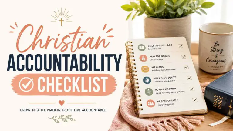 Christian Accountability Checklist