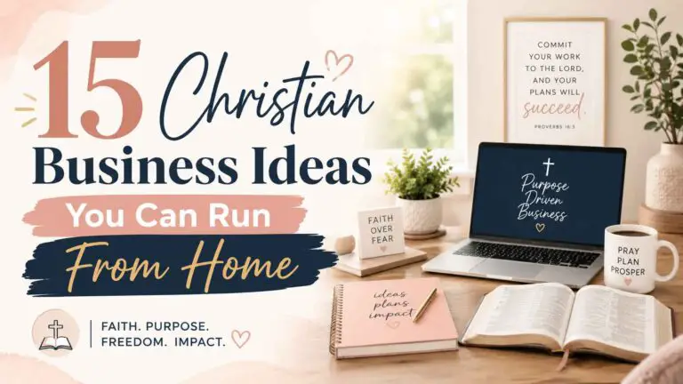 15 Christian Business Ideas You Can Run From Home