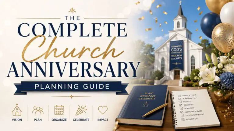 Church Anniversary Planning Guide