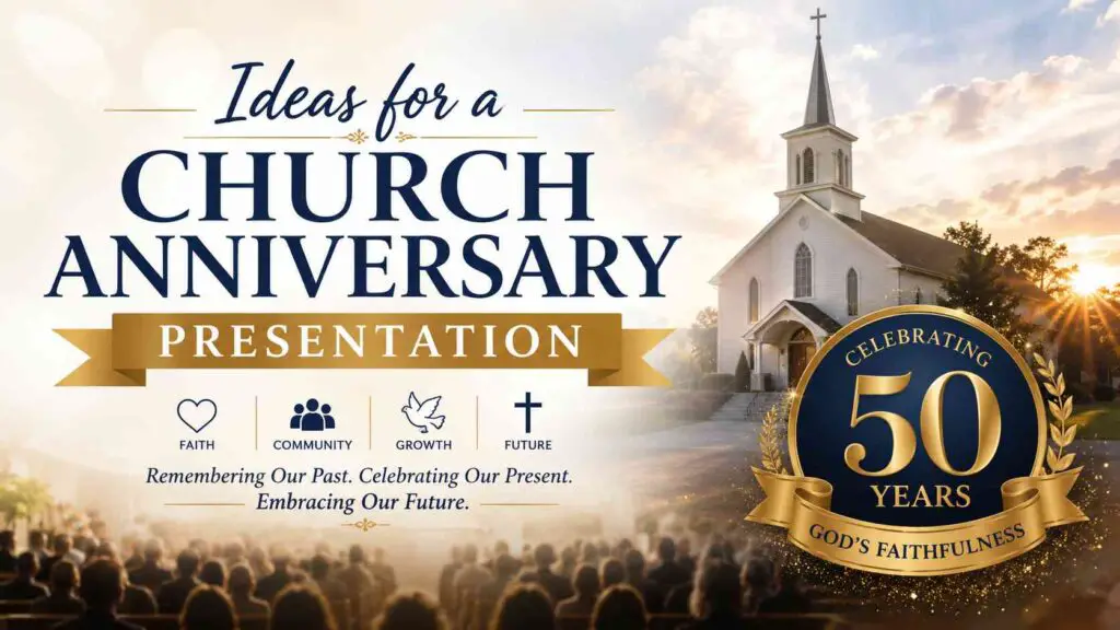 Church Anniversary Presentation Ideas