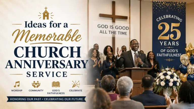 Church Anniversary Service Ideas