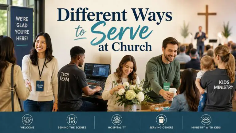 51 Ways to Serve at Church