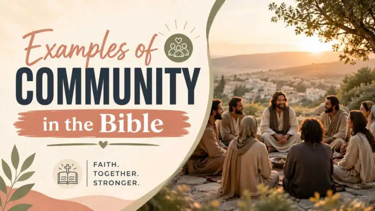 Examples of Community in the Bible