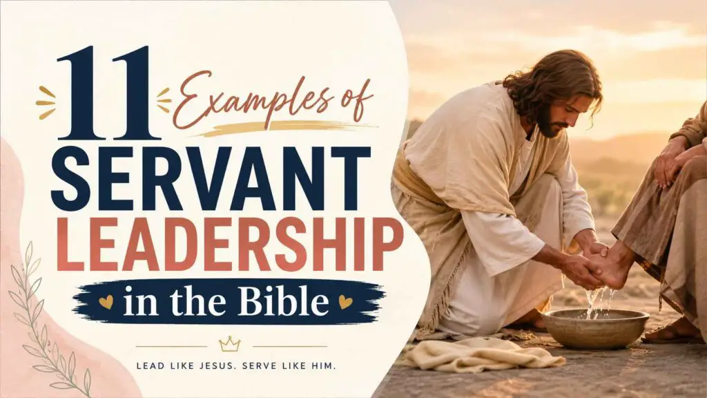 Examples of Servant Leadership in the Bible