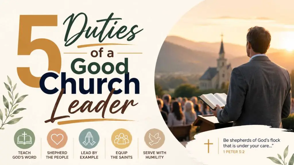 Five Duties of a Good Church Leader