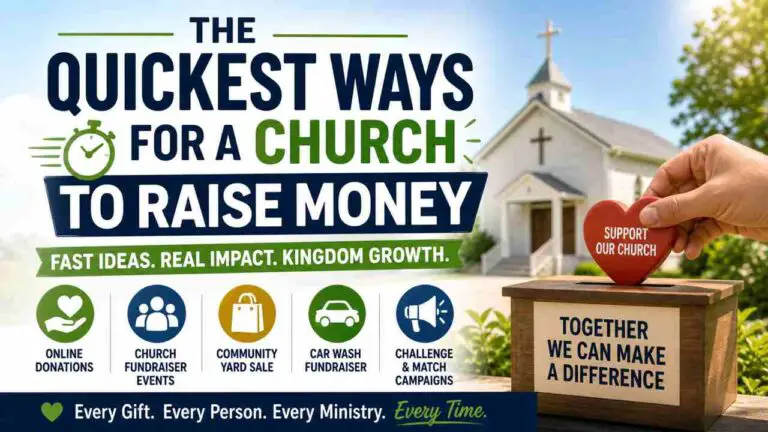 How Can a Church Raise Money Fast