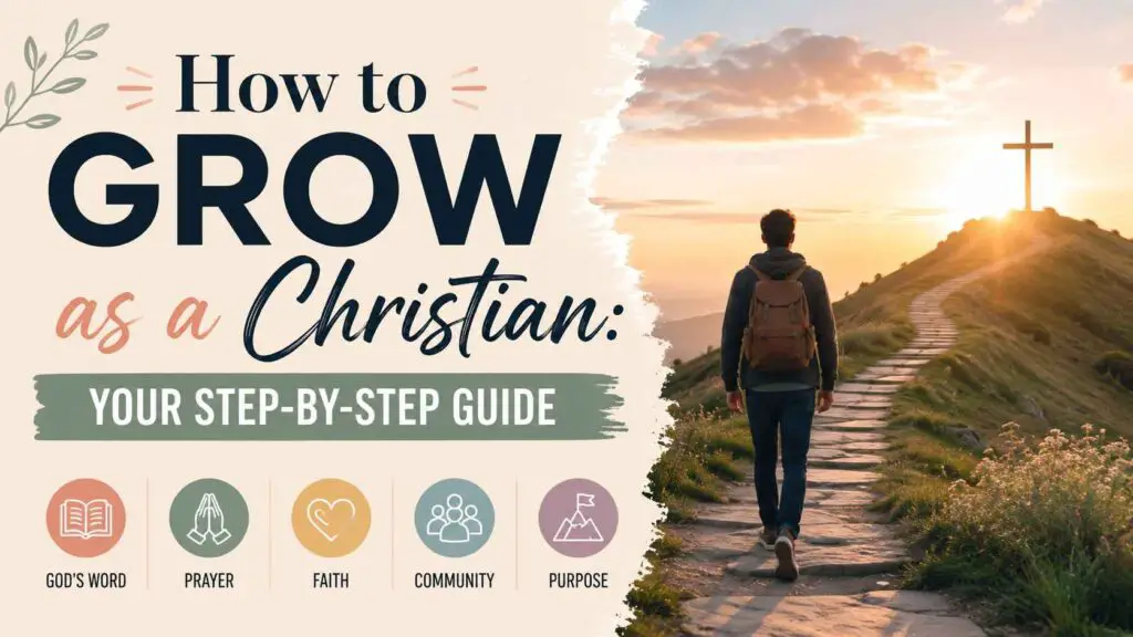 How to Grow as a Christian - Your Step by Step Guide