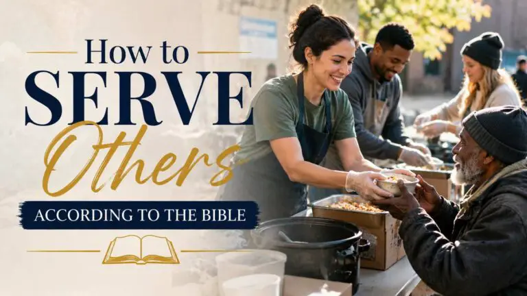 How to Serve Others According to the Bible