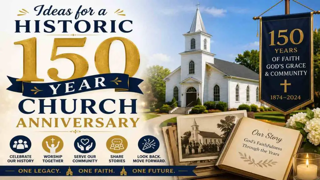 Ideas for a Historic 150 Year Church Anniversary