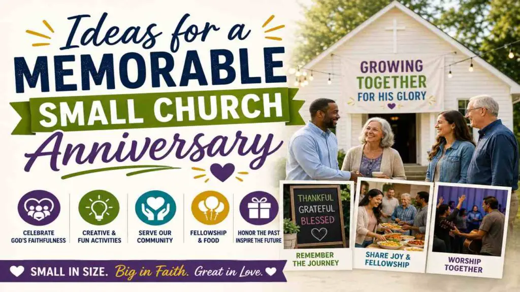 Ideas for a Memorable Small Church Anniversary