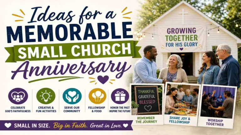 Ideas for a Memorable Small Church Anniversary