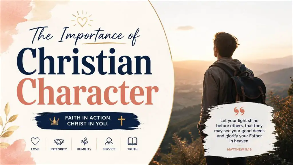 Importance of Christian Character