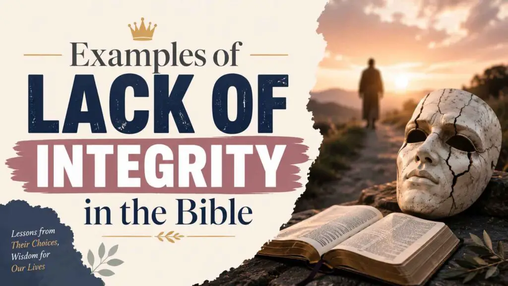 Lack of Integrity in the Bible