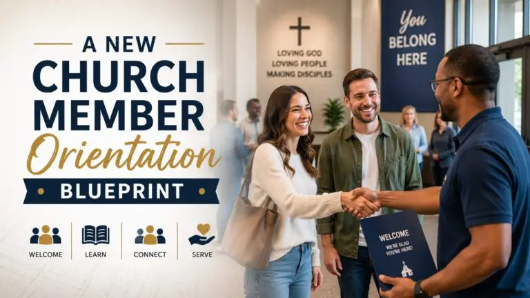 A New Church Member Orientation Blueprint (Copy it!)