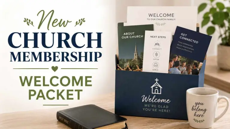 What to Include in a New Church Membership Welcome Packet