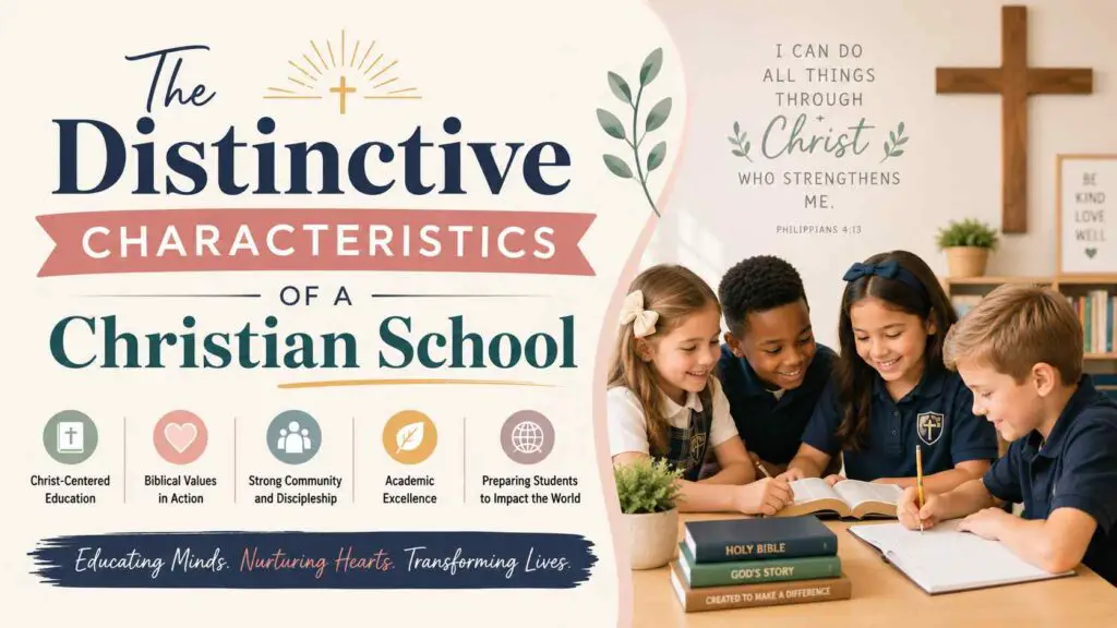 The Distinctive Characteristics of a Christian School