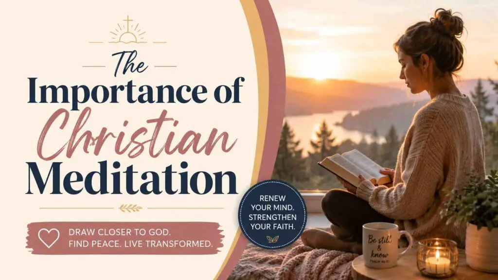 The Importance of Christian Meditation