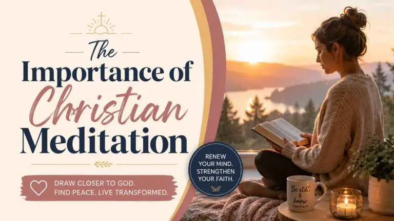 The Importance of Christian Meditation