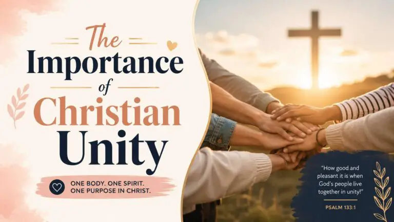 The Importance of Christian Unity