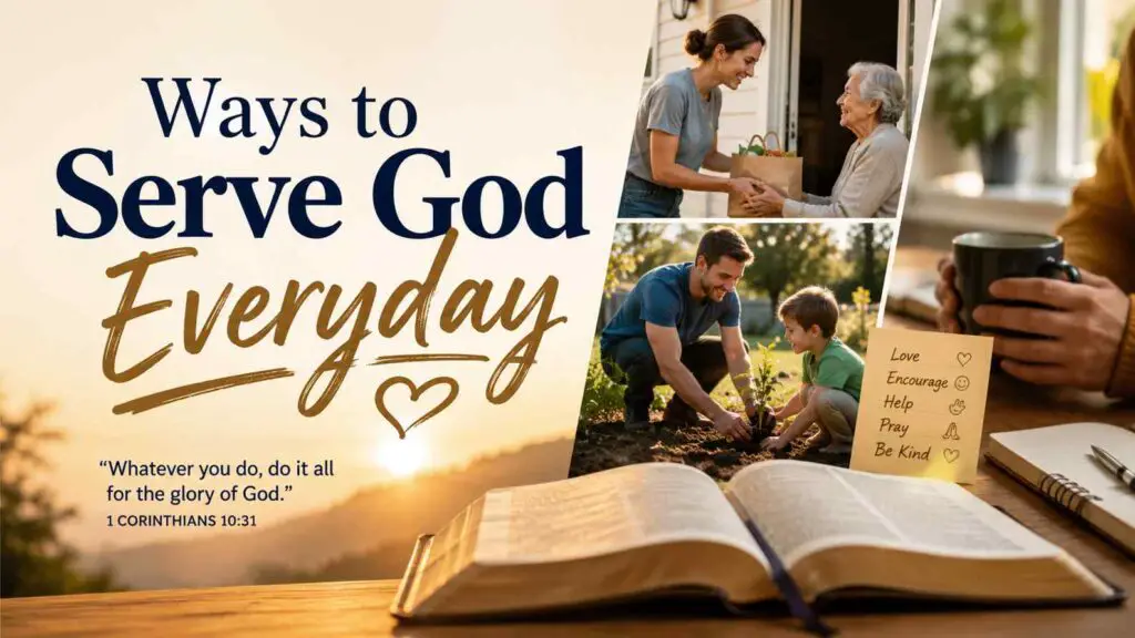 Ways to Serve God Everyday