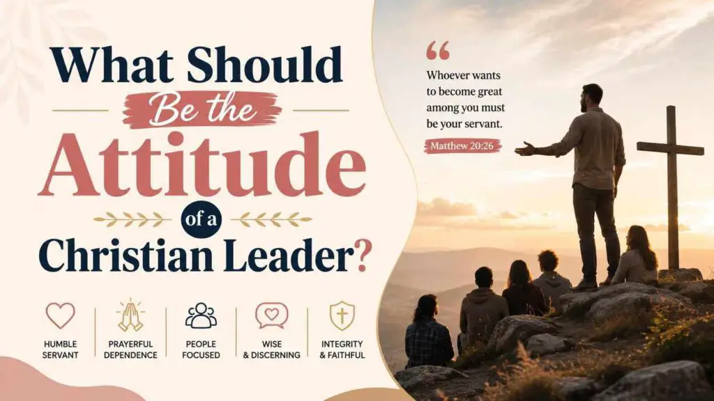 What Should Be the Attitude of a Christian Leader