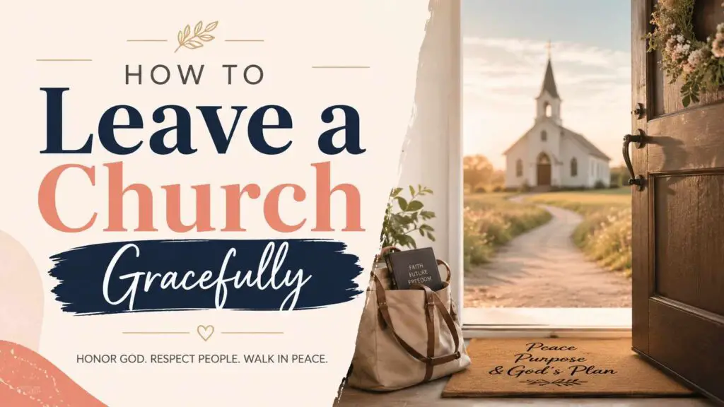How to Leave a Church Gracefully